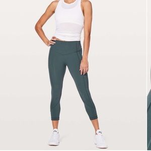 Lululemon All the right places crop 23” size 6